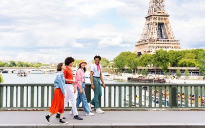 People walking in Paris